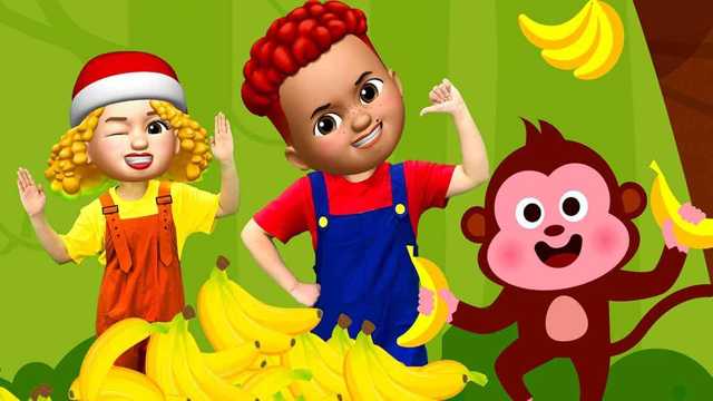 Dance video | Monkey banana dance 🐒🍌 | Little monkey img