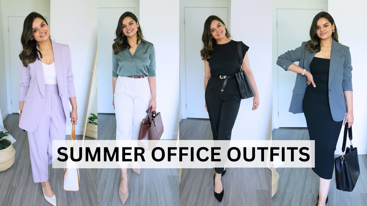 Easy and Unique Office Outfits | Business Casual | Summer 2023 | Tips to Elevate Your Workwear Fits img